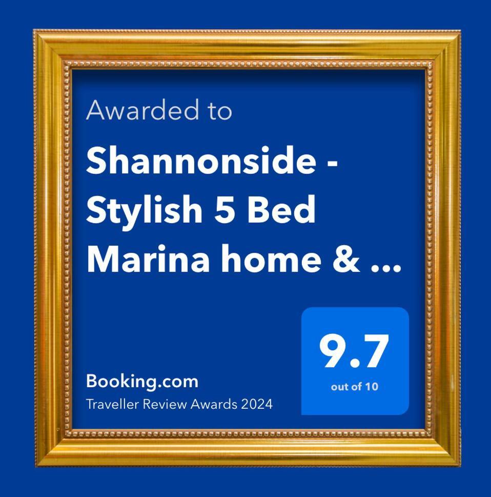 Shannonside - Stylish 5 Bed Marina Home & 40Ft Mooring Termonbarry Екстер'єр фото